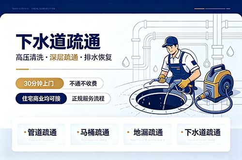 云浮下水道疏通